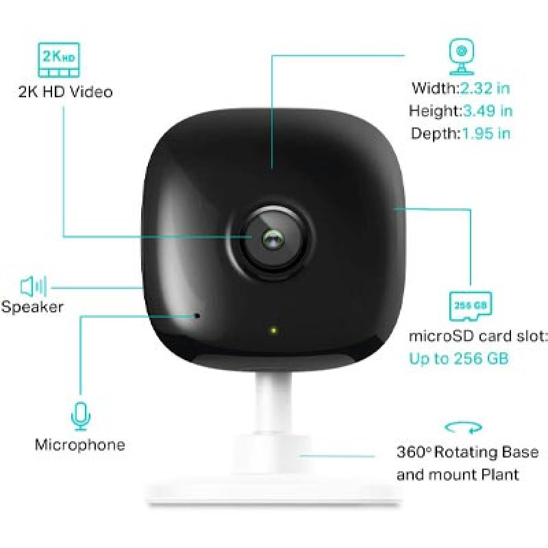 Kasa Smart 2K QHD Indoor Security Camera