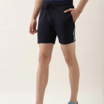 Men Navy Blue Lounge Shorts